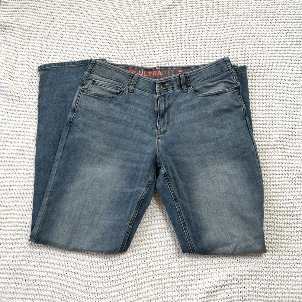 URBAN PIPELINE Mens Ultra Flex Straight Leg Jeans 36 x 34